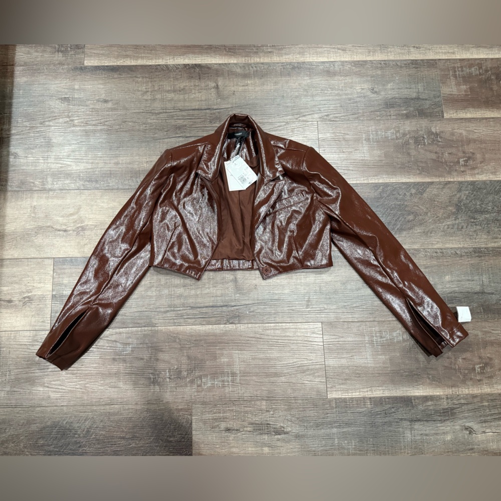 Forever 21 Brown Leather Jacket
